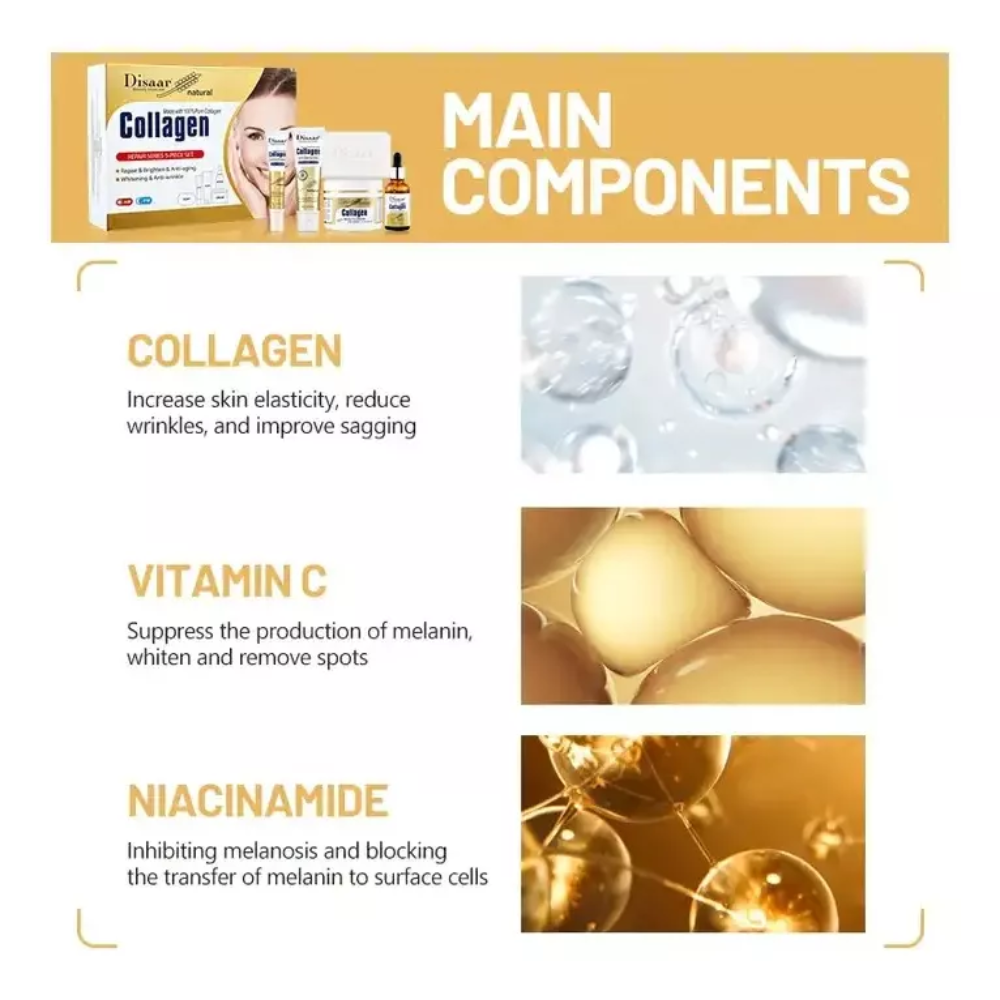 ✨ Set Facial de Colágeno Disaar