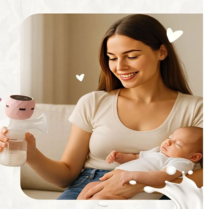 🌸 Extractor de Leche Materna Eléctrico Recargable 3 en 1 🌸